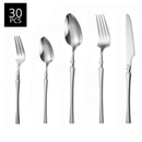 Jogo de Talheres Dourados Paris de 30 peças