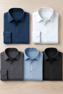 KIT Camisa Social UltraTech - COMPRE 3 LEVE 5 + Brinde Relógio